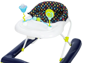 lot 31168 image: BABYTREND BLUE SPRINKLES WALKER ( ITEM # WK14C33)