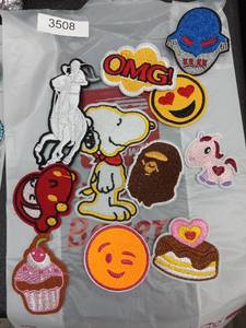 lot 3508 image: Iron On Patches