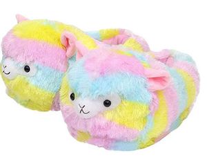 lot 3486 image: Tie Dye Llama Slippers