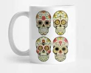 lot 3468 image: Sugar Skull Mug