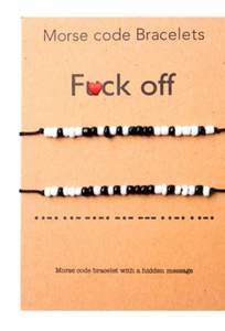 lot 1044 image: Morse Code Bracelets