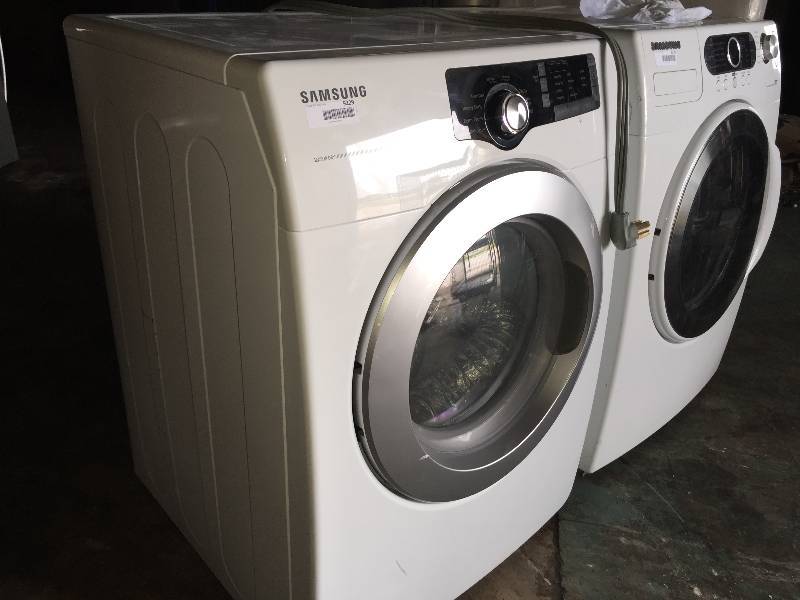 lot 9229 image: Samsung 7.3 CU FT DV220AEW 27 Inch Electric Dryer