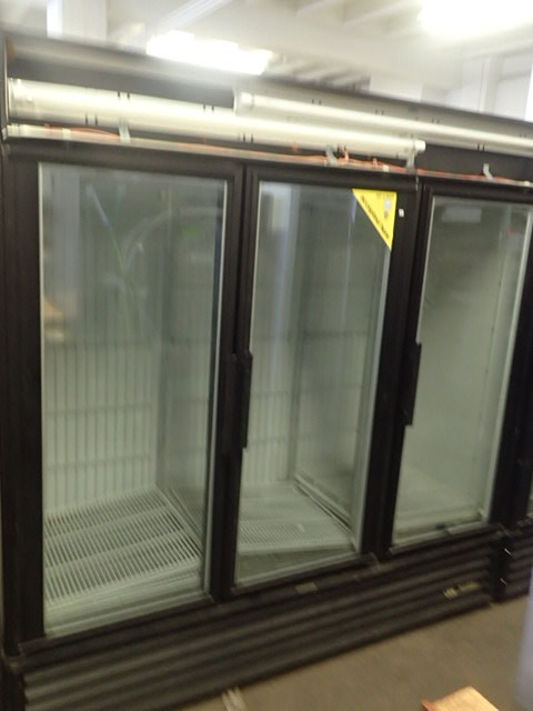 lot 61 image: True Triple Glass Door Freezer