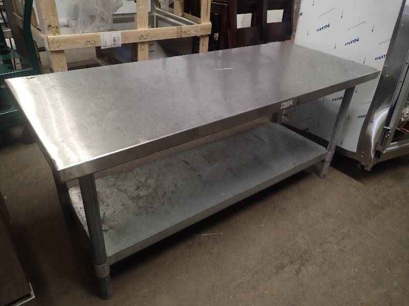 lot 67 image: Stainless Table with Under Shelf