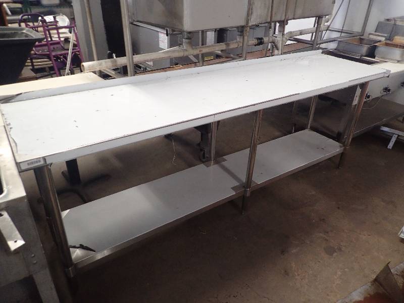 lot 79 image: Stainless Steel Table with Under Shelf