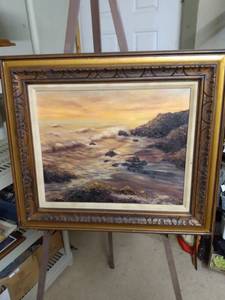 lot 4099 image: framed oil painting called natures colors by Beverly Pontius Kingcade 28 in x 24 in