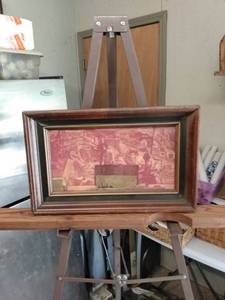 lot 4126 image: picture Old West America 17 and a half inches wide 11 inches tall