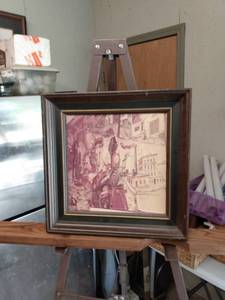 lot 4127 image: picture of Old West America 15 inches wide 15 inches tall