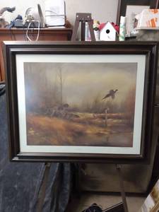 lot 4315 image: large framed Litho called from cover numbered 388500 by T sander 35 in wide 29 12 in tall