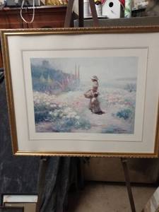 lot 4356 image: framed print signed and numbered called sisters in a bouquet number 3141850