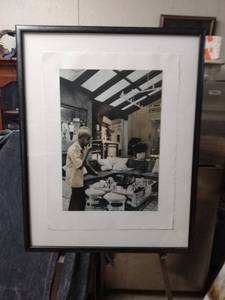 lot 4362 image: framed picture of Southeast Asia from Jennings gallery 29 14 in wide 37 in tall