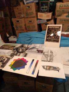 lot 4401 image: 10 flat pieces of art
