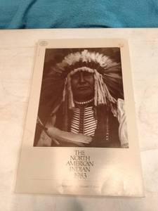 lot 4406 image: the North American Indian 1983 calendar suitable for framing