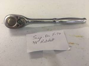 lot 12 image: Snap on F-70 38 Ratchet