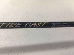 lot 16 image: Firecast F55-50166 Fishing rod