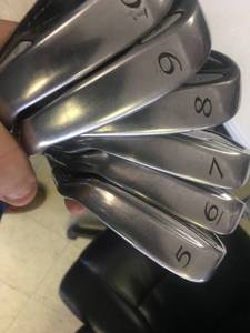 lot 22 image: Nickent 6 pc iron set 5-pw graphite shafts