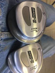 lot 24 image: Womans Golf Gear 3 & 5 metal woods