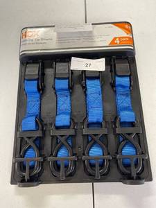 lot 27 image: HDX 6 Foot tie downs, 4 Pack