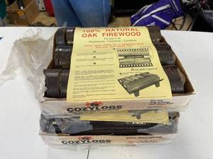 lot 38 image: Cozy logs 2 boxes