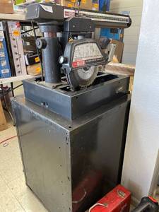 lot 55 image: Craftsmen 10  radial arm saw on stand