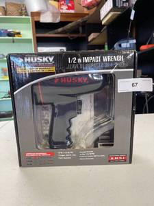 lot 67 image: Husky 12  impact wrench NIB 239 999, NIB