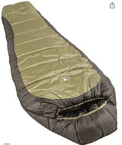 lot 65622 image: Coleman 0°F Mummy Sleeping Bag for Big and Tall Adults  North Rim Cold-Weather Sleeping Bag