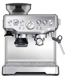lot 65628 image: Breville BES870XL Barista Express Espresso Machine, Brushed Stainless Steel