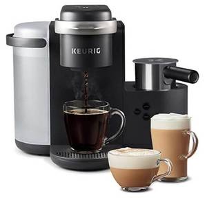 lot 65630 image: Keurig K-Cafe Single-Serve K-Cup Coffee Maker, Latte Maker and Cappuccino Maker, Comes with Dishwasher Safe Milk Frother, Coffee Shot Capability, Compatible With all Keurig K-Cup Pods, Dark Charcoal