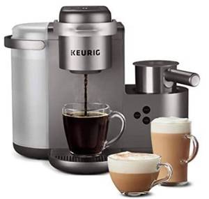 lot 65636 image: Keurig K-Cafe Special Edition Single Serve K-Cup Pod Coffee, Latte and Cappuccino Maker, Comes with Dishwasher Safe Milk Frother, Shot Capability, Nickel