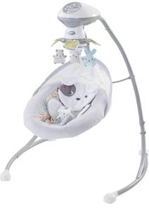 lot 65661 image: Fisher-Price Sweet Snugapuppy Swing, Dual Motion Baby Swing with Music, Sounds and Motorized Mobile