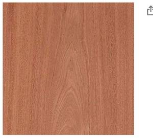 lot 65680 image: Edge Supply Mahogany Wood Veneer Sheet Flat Cut, 24�� x 48��, 10 mil Paper Back, ��A�� Grade Veneer Face �� Easy Application Mahogany Veneer Sheet �� Veneer Sheets for Restoration of Furniture
