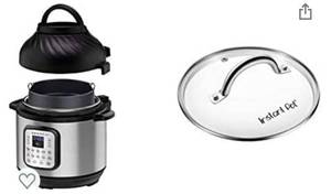 lot 65685 image: Instant Pot Duo Crisp Pressure Cooker 11 in 1, 8 Qt with Air Fryer, Roast, Bake, Dehydrate&nbsp