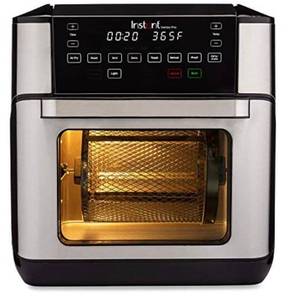 lot 65657 image: Instant Vortex Pro 10 Quart Air Fryer, Rotisserie and Convection Oven, Air Fry, Roast, Broil, Bake, Toast, Reheat and Dehydrate, 1500W, Stainless Steel and Black