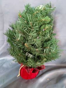 lot 13009 image: NATIONAL TREE COMPANY MINI CHRISTMAS TREE