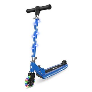 lot 13018 image: JETSON Jupiter Kick Scooter for Kids, LED Light-up Scooter, Adjustable Handlebar, Rear Brake, Lightweight Design