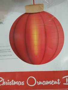 lot 13091 image: ELF LOGIC CHRISTMAS ORNAMENT BALL