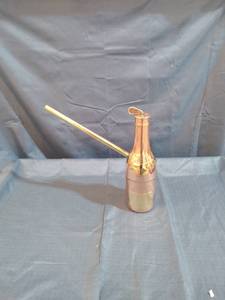 lot 13124 image: SMALL COPPER WINE BOTTLE 27�9�30cms ( ITEM # 222C)
