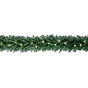 lot 13142 image: National Tree Company 9 x 12 Norwood Fir Garland with 100 Clear Lights