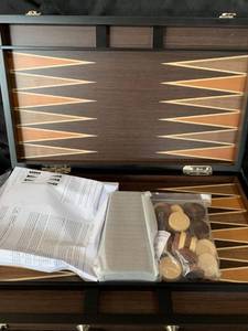 lot 13168 image: Games & Sports - Backgammon Set with Handle