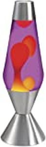 lot 13177 image: Lava the Original 16.3-Inch Premier Lamp, Yellow Wax in Purple Liquid