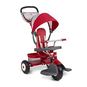 lot 13260 image: Radio Flyer Ultimate All-Terrain Stroll N Trike, Red
