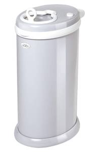 lot 13348 image: Ubbi - Diaper Pail - Gray