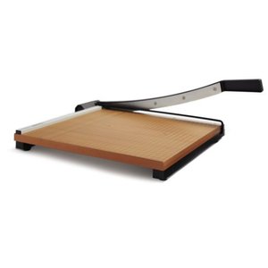 lot 13349 image: X-Acto 15 Square Commercial Grade Guillotine Trimmer, Wood Base