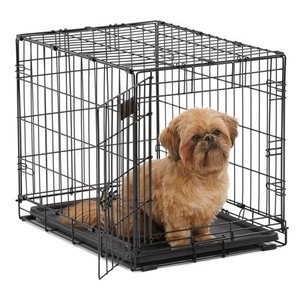 lot 13359 image: MidWest Single Door iCrate Metal Dog Crate, 24