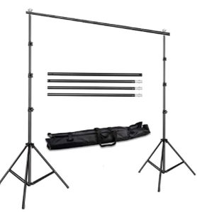 lot 13158 image: Hyper Photography and Utility Solution - Background Screen Stand with Clips - No Screen