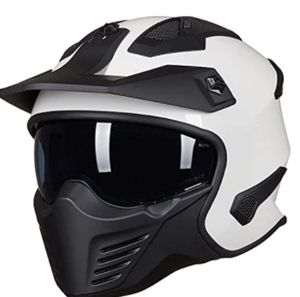 lot 13265 image: ILM Open Face Motorcycle Helmet XL