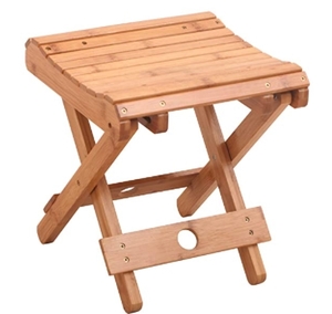 lot 13307 image: Portable Bamboo Stool For Shawing