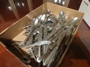lot 33146 image: various silverware