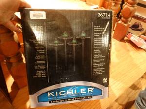 lot 33204 image: Kichler low voltage landscape light set- New in box