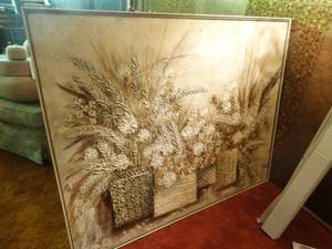 lot 33226 image: HUGE painting on canvas- signed by artist